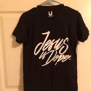 Jesus is Dope black and white shirt